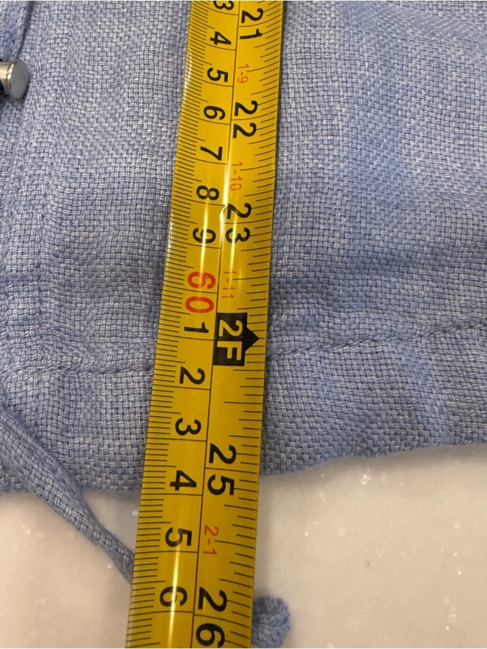 C & C California blue LINEN Utility Jacket Snap Close Pockets Sz M NWT - Picture 9 of 12